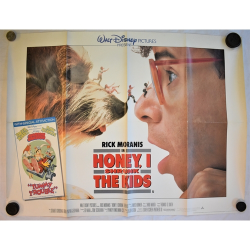 207 - Film Poster-1989-'Honey I Shrunk The Kids'-starring Rick Moranis-measurements 100cm x 76cm-fold in p... 