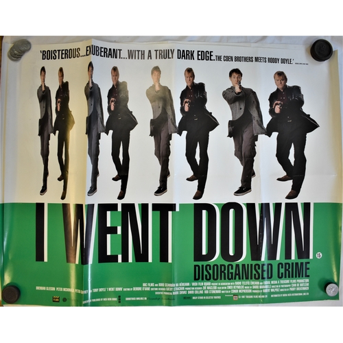 38 - Film Poster (BBC), (2) posters doubled sided 'I Went Down' 1997. Measurements 100cm x 76cm, folds in... 