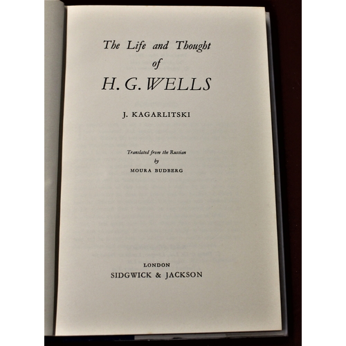 418 - Book - H.G. Wells by J. Kagarlitski-hardback used-good