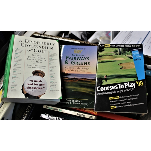 461 - Golf books (29) a  large quantity of Golfing books and magazines. Including Golf's Book of Firsts Sh... 