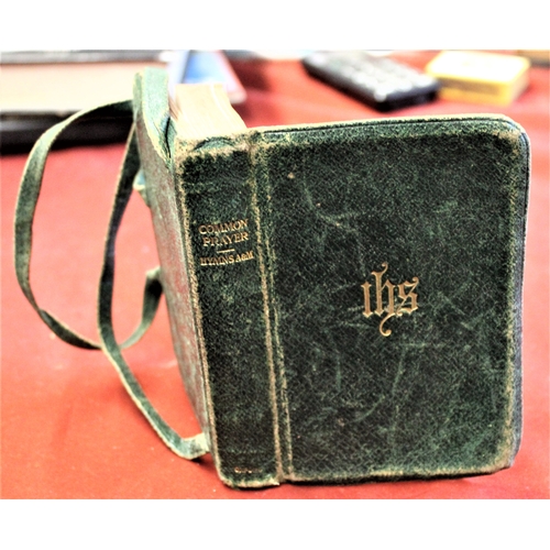 430 - Three Common Prayer and Hymn Books two m/c dated 1913-the third same era but boned with plastic ivor... 