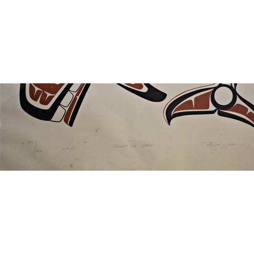 7 - Raven and Whale by Roy Henry Vickers the famous Tsimshian Tribe Northwest Coast Indian Artist, this ... 