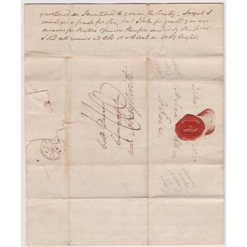 115 - Great Britain 1815-EL dates 17th Nov 1815 Lincoln's Inn London posted to Aberystwyth, manuscript 1/1... 