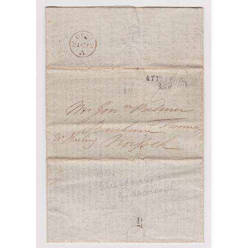 140 - Great Britain 1830-EL Legacy duty form dated 18th Sept 1830 raised due to the will of Mary Micklebor... 