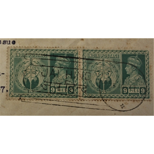 31 - Patriotic and Propaganda Cinderella Labels - FDC for Jai Hind post mark and 15.8.47 Independence Day... 