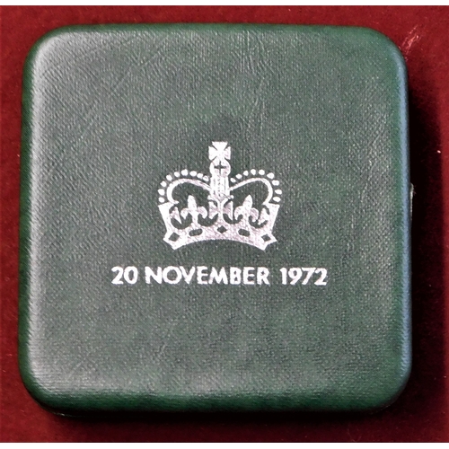 130 - Great Britain 1972 Royal Wedding Proof Crown, Royal Mint box