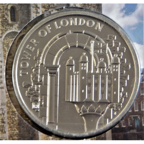 111 - Great Britain 2020 £5 The White Tower, BUNC, Historic Royal Palaces, Royal Mint pack