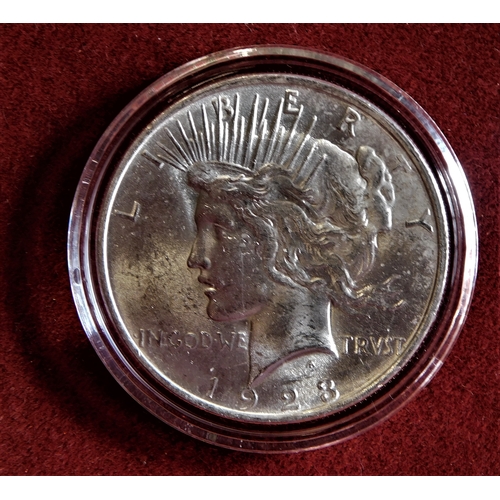 159 - USA 1923 - Silver Peace Dollar AUNC