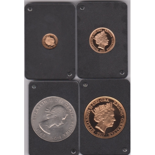 18 - The Great Wars Remembrance set with Quarter Proof Sovereign, The Battle of Britain - Gibraltar, 1.99... 