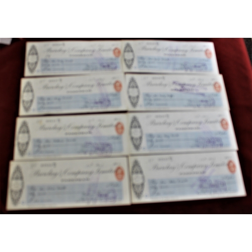 206 - Barclay & Company Limited, Fakenham (Norfolk). Used, order cheque, RO 21.10.11. Black on cream with ... 