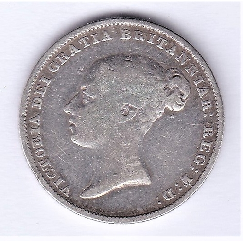 45 - Great Britain 1846 Victoria Sixpence, fine to good fine