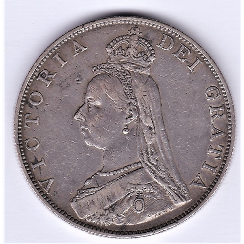 48 - Great Britain 1887 Victoria Double Florin, very fine