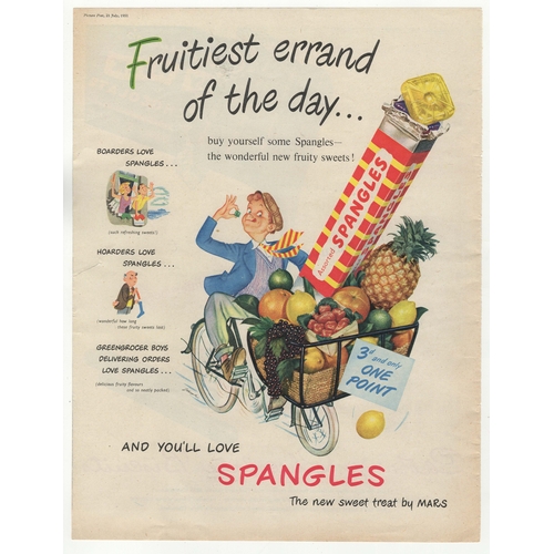 694 - Spangles 1951-full page advertisement-Fruitiest Errand of the Day-10