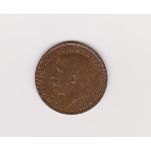 71 - Great Britain 1927 George V Penny, AEF