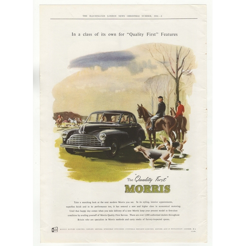 711 - Morris Motors Ltd 1951-full page colour advertisement -'In a Class of it's Own for 'Quality First Fe... 