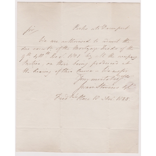 430 - Great Britain 1825-Postal History EL dated 18th Nov 1825 posted to London-manuscript 2-boxed T.P Col... 