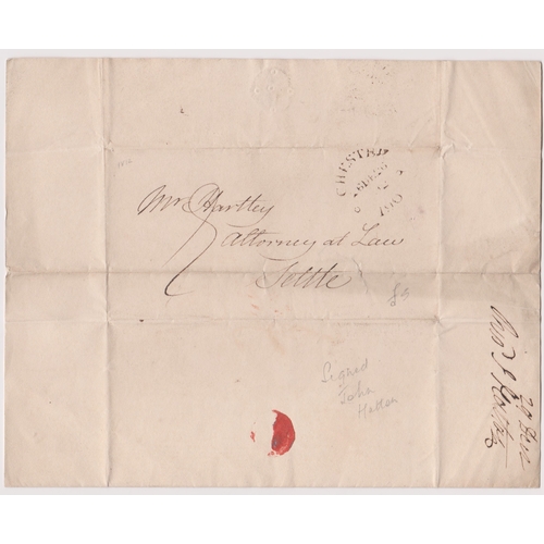 404 - Great Britain 1812 - Postal History EL dated Dec 26th 1812, Chester posted to Settle - Manuscript 8 ... 