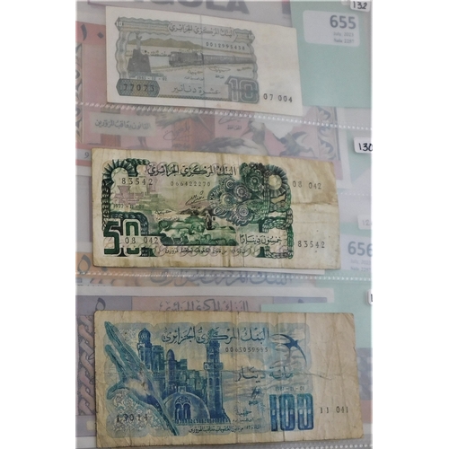 653 - Algeria 1941-1983-collection with twelve earlier notes (VG) latter 9 (poor to GVF) (21)