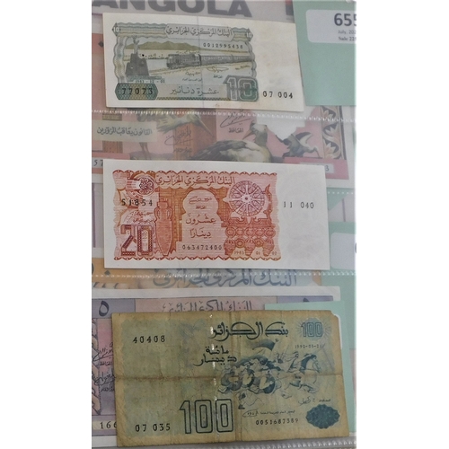 653 - Algeria 1941-1983-collection with twelve earlier notes (VG) latter 9 (poor to GVF) (21)