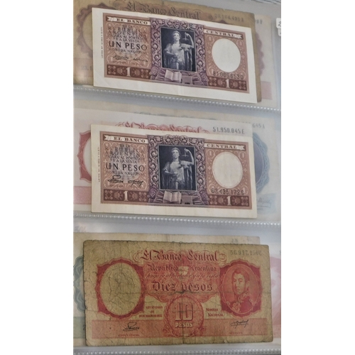 659 - Argentina 1947-1998-A collection of (50 notes) VF to UNC condition, good basis