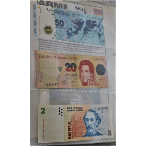 659 - Argentina 1947-1998-A collection of (50 notes) VF to UNC condition, good basis