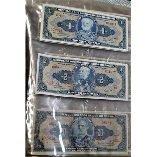 681 - Brazil 1923-2002-Good collection of (150+ notes) modern issues include high values in good condition