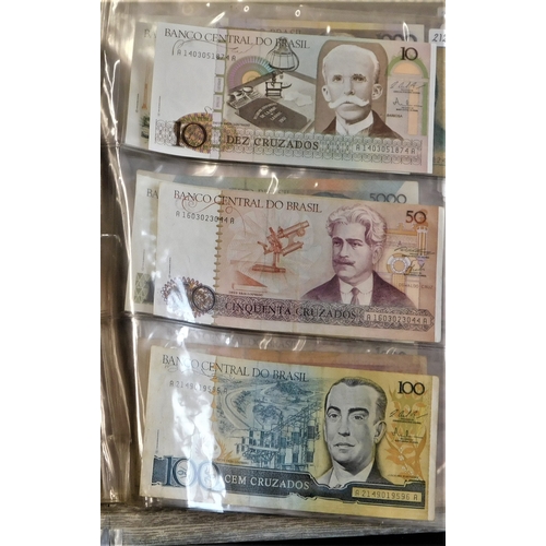 681 - Brazil 1923-2002-Good collection of (150+ notes) modern issues include high values in good condition