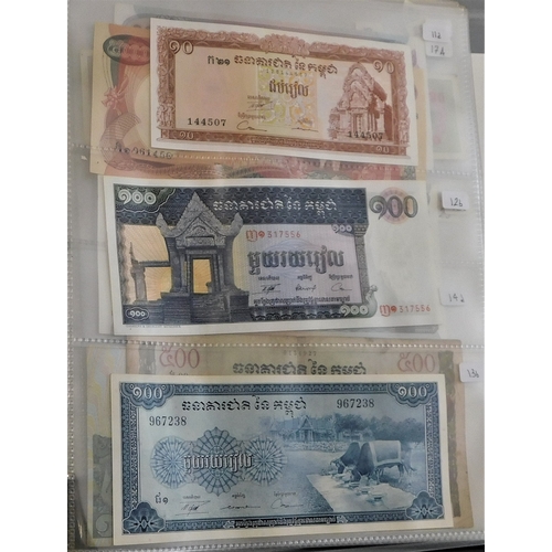 689 - Cambodia-Good collection of (56 notes) mostly AUNC to P66(56)