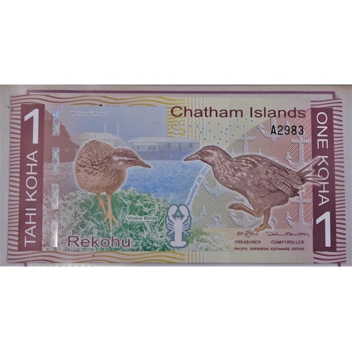 697 - Chatham  islands (NZ) - Range of ten commemorative AUNC 2000-2001