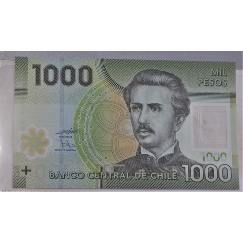 698 - Chile-A range of (16 notes) P81 to P161 VF to AUNC