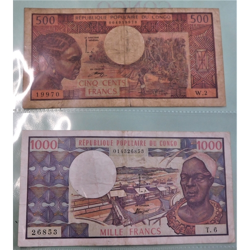 699b - Comoros-Small range of AUNC notes 1986 500 Francs P10,AUNC-1992 2,500 Francs P13,AUNC and 2006- P15-... 