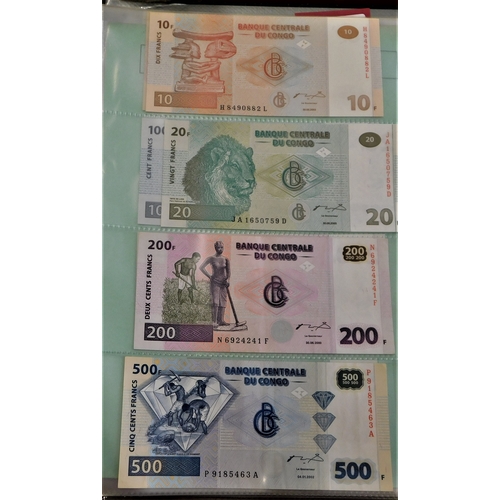 699e - Congo 1997- Banque Centrale du Congo-P80-P96 and 2007 50-500 Francs all AUNC (19)