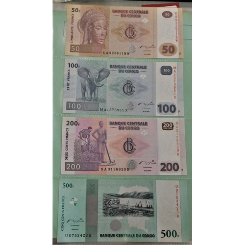 699e - Congo 1997- Banque Centrale du Congo-P80-P96 and 2007 50-500 Francs all AUNC (19)