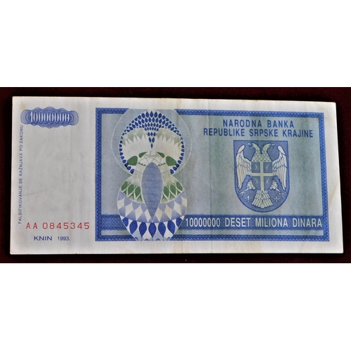 699g - Croatia 1991-1994- range of (32 notes) mostly AUNC, also few earlier, there in unused condition (24)