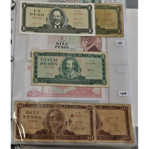 699h - Cuba 1890-1994-Collection of (2 notes) includes specimen (3)