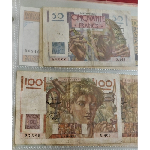 705 - France 1943-1998-A collection-mixed condition also Military and Local Commerce issues (33)