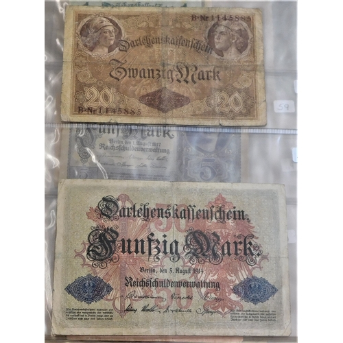 724 - Germany 1906-1980-A collection mostly WWI eta-very mixed lot but careful examination required (85) s... 