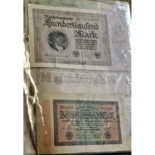 724 - Germany 1906-1980-A collection mostly WWI eta-very mixed lot but careful examination required (85) s... 