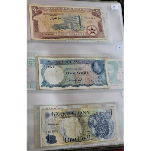 725 - Ghana 1958-2010-A collection of (28) different notes VF to AUNC (28)