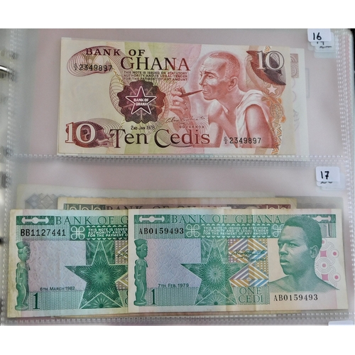 725 - Ghana 1958-2010-A collection of (28) different notes VF to AUNC (28)