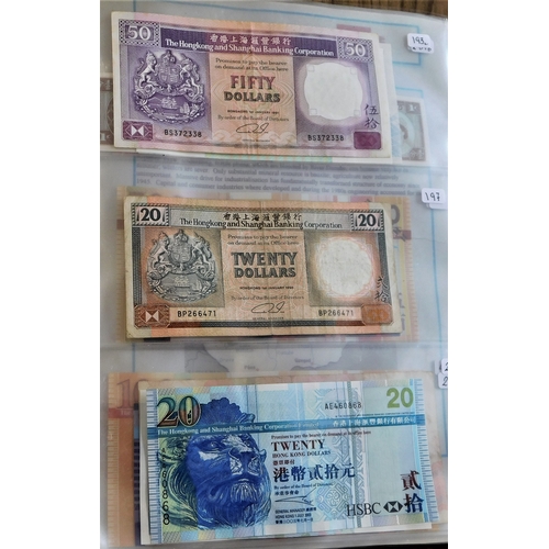 737 - Hong Kong 1959-(P182i)-2006-(P402) a range of notes including P187d (100 dollars) etc 1000 dollars 2... 