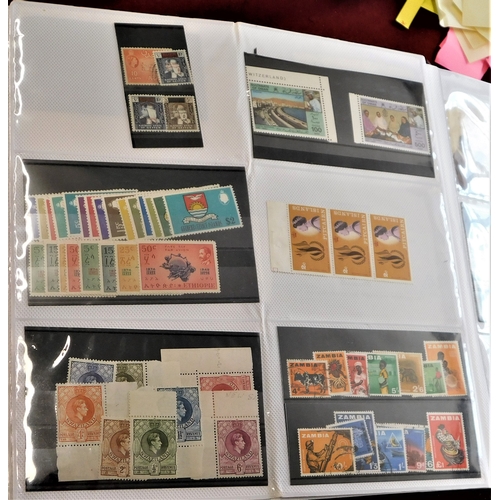 21 - Commonwealth & Foreign - A large display album with 450 to 500 carded on single M/S good range of th... 