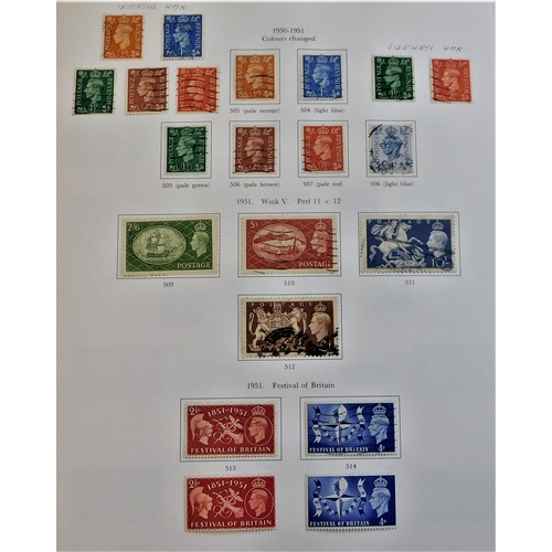 559 - Great Britain 1902-1998 - A good collection in a Stanley Gibbons album, mint and fine used, with KGV... 