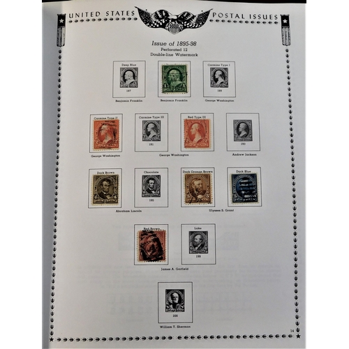 560 - USA 1851-1987 - A very fine used collection in a Minkus All American Stamp Album, used early ranges,... 