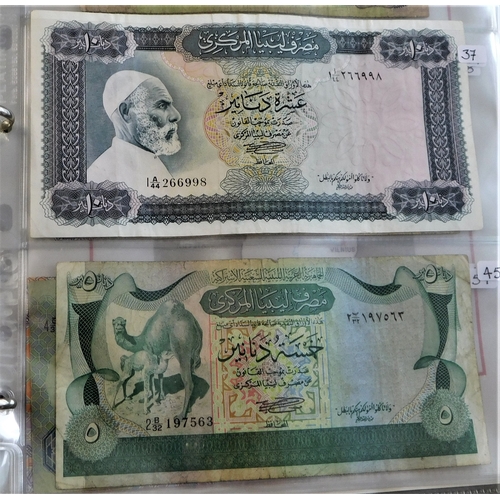 767 - Libya 1963-2002-(15 notes) earlier VG,later AUNC