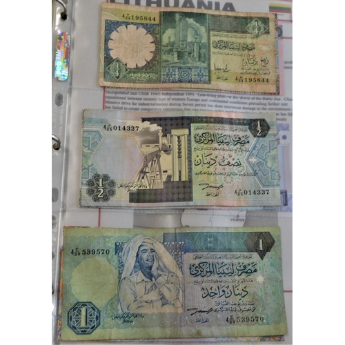 767 - Libya 1963-2002-(15 notes) earlier VG,later AUNC