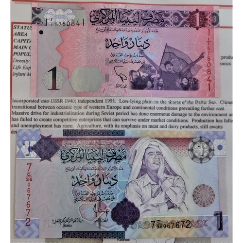 767 - Libya 1963-2002-(15 notes) earlier VG,later AUNC