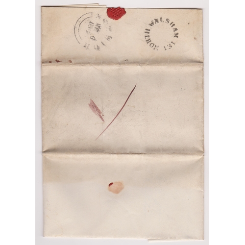 111 - Great Britain 1840-Postal History-E.L. dated March 5th - 40 Birmingham very faint Norfolk address on... 