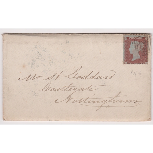 141 - Great Britain 1854 - Envelope with contents dated Sept 25th Southampton on a foundry's headed paper ... 