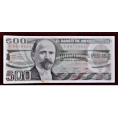 770 - Mexico 1925-2000-A collection of (31 notes) values to 10,000 pesos,VG to AUNC includes 150 pesos (P5... 